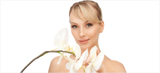 Face, lips and breast lipofiling for women
